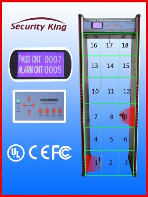 China High Sensitivity Water Proof  Walkthrough Digital Metal Detector for Exhibition Security Check for sale