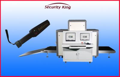 China Sound Ligh Alarm L Shaped Photodiode Array X Ray Security Scanner with 220kgs Conveyor Load for sale