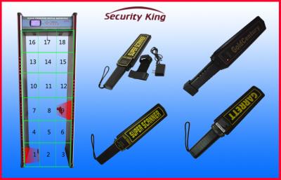 China Airport Security Checking Door Frame Metal Detector , Multi Zone Walk Through Gate for sale