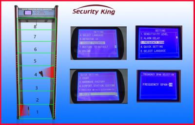 China Directional Counter Archway Waterproof Metal Detectors with Multi Zone Body Scanner for sale