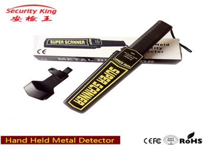 China Security Guard Small Hand Held Metal Detector In Schools With 2 Years Warranty for sale