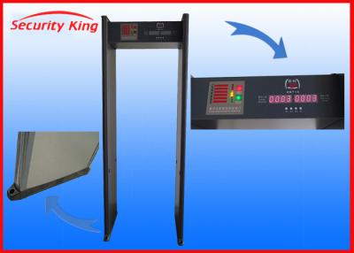 China 6 Zone Deep Search Walk Through Metal Detector With Adjustable Sensitivity for sale