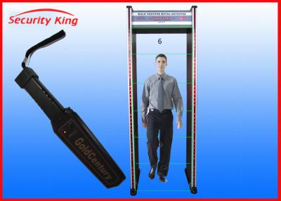 China 225 Sensitivity 6 Zones XST-A2 Door Frame Metal Detector With PC Network for sale