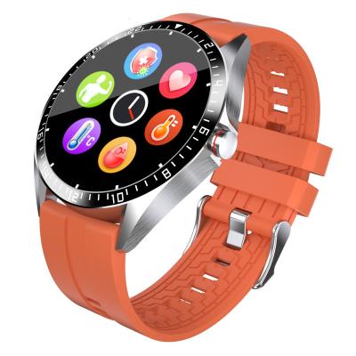 China Promotion touch screen smartwatch GW16 heart rate body temperature BT watch bands message push waterproof wristwatches phone gw16 smart watch for sale