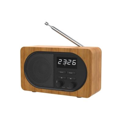 China Hot Selling FM Video Call Retro Vintage Radio Speaker Connection TF Card Wireless MP3 Player Radio Wireless Desktop Alarm Clock for sale