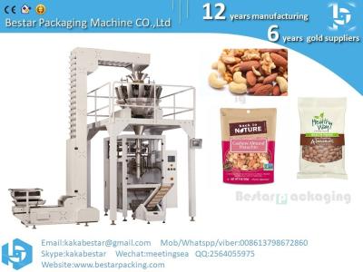 China Stainless steel, high quality, new design, popular automatic almond cashew nuts, almond packing machine for sale