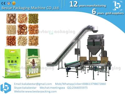 China Automatic packing machine for dog food, cat food, rice, cashew nuts, almonds, oats, cereals, peanuts for sale