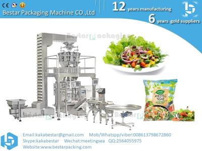 China Garden salad ,salad dish ,leafy  greens,mixed baby leaf ,baby leaf lettuce vacuum vertical packing machine for sale