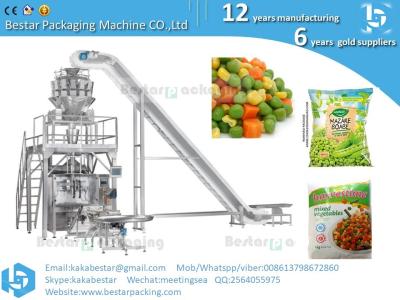 China Vertical automatic salad packing machine vacuum packing for sale