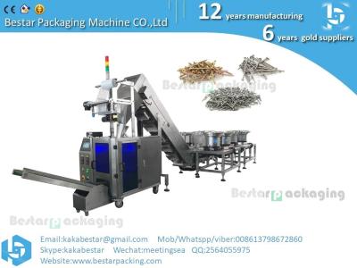 China How to pack hardware ,screws,bolts ,nuts into pouch packing machine for sale