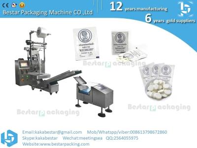 China Plastic part counting and packing machine, plastic part pouch making machine, plastic part weighting and packing machine for sale