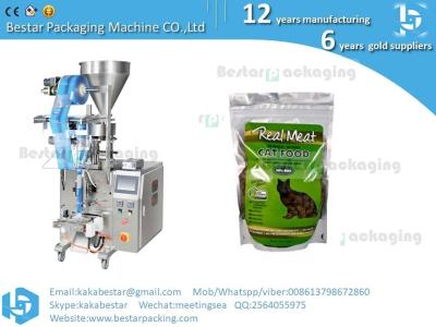 China Organic cat food and dog food packaging machine,flour vertical packaging machine with Auger filler for sale