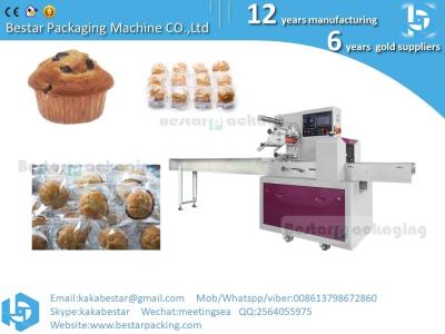 China High quality muffin automatic pillow packing machine,food packaging machine,making bags for sale