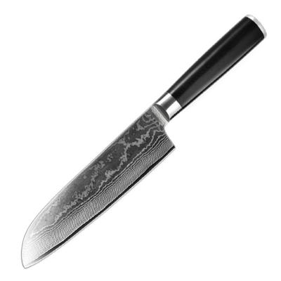 China 7 Inch Damascus Steel Viable Pattern Steel Kitchen Knife Japanese Western Food Chef Knife Meat Carving Chef Knife for sale