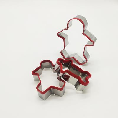 China Various Disposable Shapes Mirror Christmas Metal Finish Press Cookie Cookie Cutter Set Stainless Steel for sale