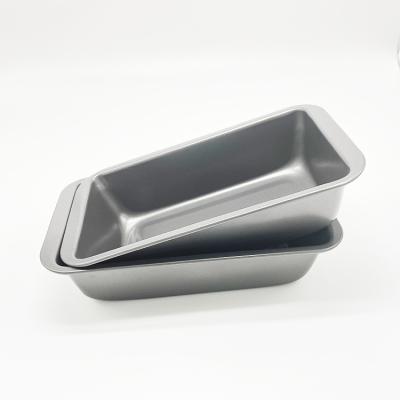 China Cake Mold Rectangle Non-Stick Cake Mold Bread Tool Stainless Steel Viable Baking Non-Stick Baking Tray for sale