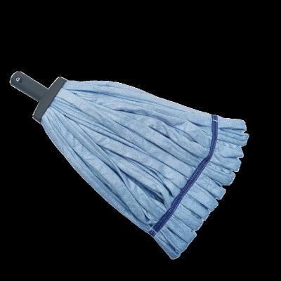 China Viable Blue Click Microfiber Mop Replacement Wet Mop Head for sale