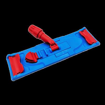 China Sustainable Plastic Filmop Holder Blue And Red Pocket Broom Frame Ready To Ship for sale