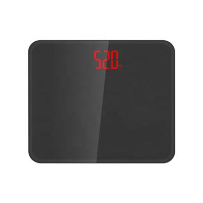 China Bathroom Scales Welland Big Red LED Display Weight Scale Bathroom Scale with 350*300mm for sale