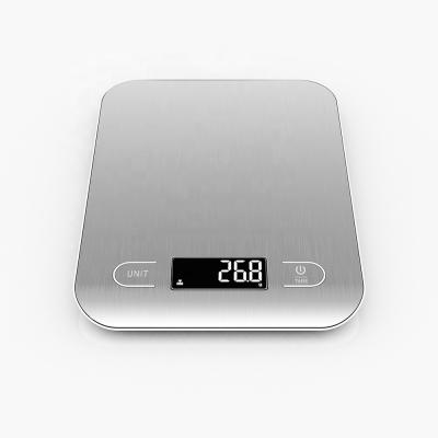 China WITH LID Stainless Steel Kitchen Scale 5kg Digital Kitchen Scale Electronic Smart Kitchen Scale With App for sale