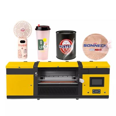 China Hotels Varnish Printing A3 DTF Sticker Printing Machine UV Printing Machine With Dual XP600 Printheads for sale