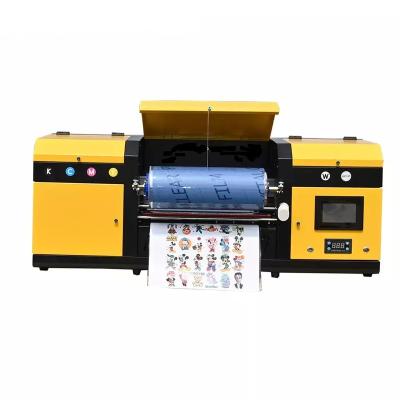 China New Hotels Sticker Printing Machines AB DTF Film Printing Machine UV Sticker Printers for Sticking on All Products for sale