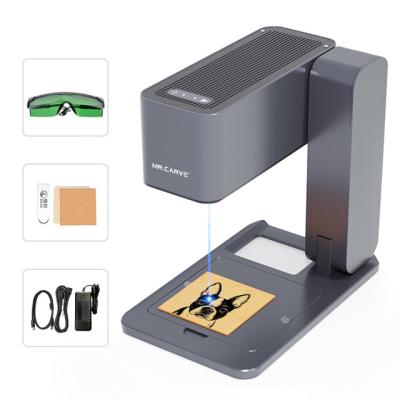 China DAJA C1 80*80mm Programmable Portable Laser Machine Laser Engraving Marking Tools Laser Machine Printer For Wood Plastic Bamboo Leather for sale