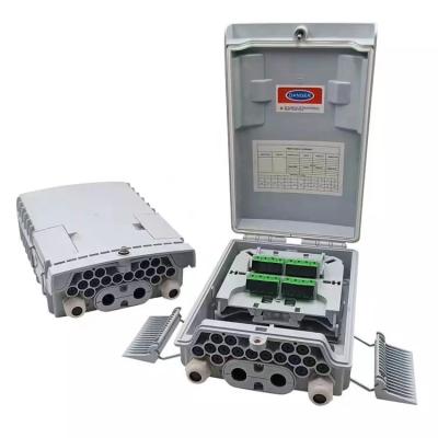 China FTTH BOX 16 Fiber Optic Termination Box IP65 Fiber Equipment 4 In 16/24 Out SC/PLC en venta