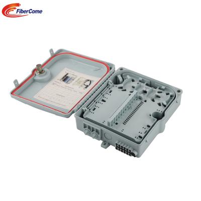 China 12 Core Fiber Optic Distribution PLC Splitter Box IP65 FTTH Equipment for sale