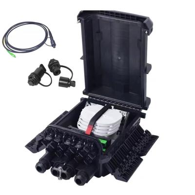 Chine odb 4/16 fiber optic distribution box ip68 fiber closure 96 core pole or wall mounted HW Waterproof connectors à vendre