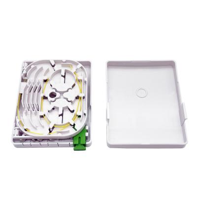 China Fiber Optic Equipment Faceplate FTTH Rosetas de Fibra 2 Core Mini Terminal Box Rosette Caja Terminal Fibra Optica mini fiber box for sale