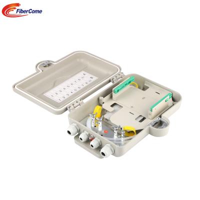 Chine Factory supply Fiber Optic Distribution Box SMC 8 core Fiber Box good quality match 1*8 PLC splitter FTTH equipment FTTx à vendre