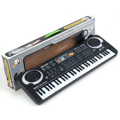 China 61 Key Electronic Organ Digital Educational Piano Keyboard with Microphone Children Kids Music Toy Electronic Organ for sale