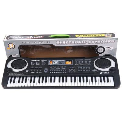 China 61 Key Electronic Organ Digital Educational Piano Keyboard with Microphone Kids Children Music Electronic Toy Organ Drop-shipping for sale