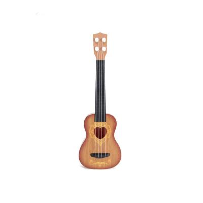 China Mini Portable 17 Inch Ukulele Guitar Musical Instrument Children Educational Kids Educational Toys 4 Strings Piano For Beginner Basic Player for sale