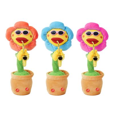 China Wholesale Kids Singer and Dancing Swing Cactus Cactus Plush Doll Electronic Toy Cute Early Educational Funny Shake Dancing Cactus Plush Toy for sale