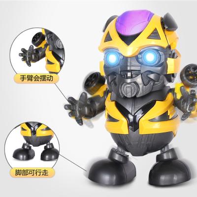 China Battery Operated Toy Electric Man Dance Robot Model Intelligent Music Doll Educational Toys For Kids Birthday Gifts for sale