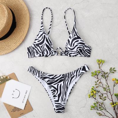 China Plus size 2022 new bikini swimsuit 2022 gold printing swimwear brazilian swimwear swimsuit for sale