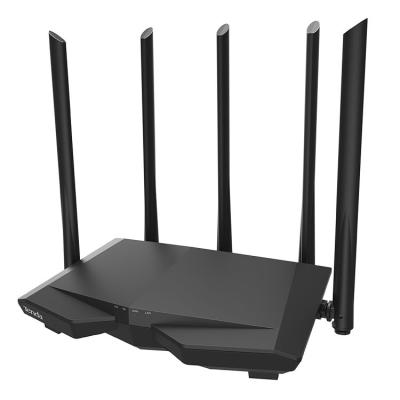 China Tenda AC7 Five Wall Penetration 5dBi Antennas 28nm Chip 1167Mbps Home AC1200 Dual Band Home wifi Router for sale