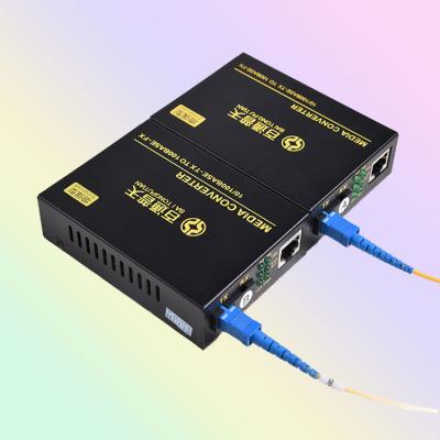 China China Manufacturer Price Base Transceiver 20Km Single Mode Fiber Optic 100M Media Converter 10/100 Media Converter for sale