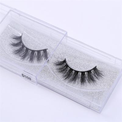 China Wholesale Siberian Mink Crisscross Lashes 3D Mink Lashes Black Strip 100% Cotton Mink Lashes Real Seller for sale