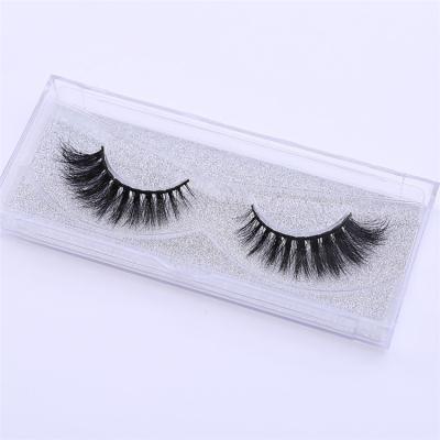 China Full Lashes Private Label Thick Mink Strips Siberian 100% Real Mink Lashes 3d Mink Eyelashes D101 for sale