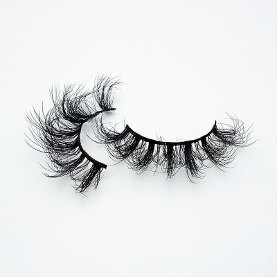 China Vegan Eyelashes Thick False Lashes Private Label Full Strip 3d 15mm Fluffy Mink Lashes for sale