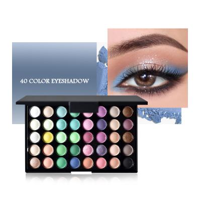 China For Eye Makeup Make Your Own Brand Low MOQ Matte Waterproof Eye Shadow Make Up 40 Colors Eyeshadow Palette for sale