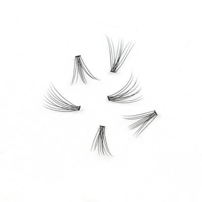 China Factory Price Natural Heat Metallic Pre Made Fan 10D Band Whips Eyelash Extension Russia Volume Fans for sale