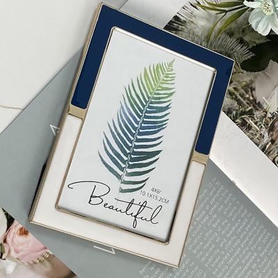 China Aluminum Wall Art Decorative Photo Picture Frame High Quality Silver Epoxy Metal Office Poster Frame Eco-friendly Durable Enamel for sale