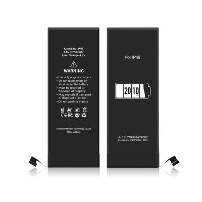 China Mobile Phone OEM Battery Manufacturer Full Capacity Battery Replacement For iPhone 5 for sale