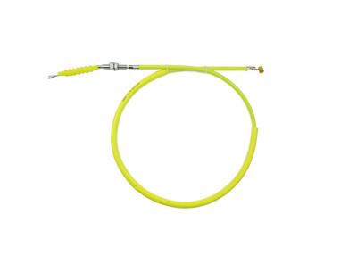 China Modified Motorcycle Cables , MEGA PRO 2011 Yellow Custom Motorcycle Clutch Cable for sale