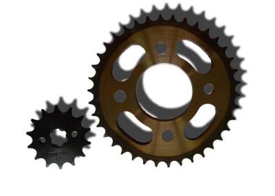 China Thermal Treatment 1045 Steel Motorcycle Sprocket Chain For Yamaha Motorbike Accessories for sale