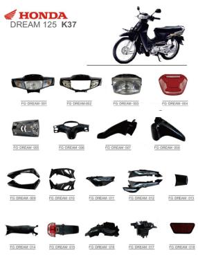 China Material sólido de los recambios de la motocicleta K37 del SUEÑO 125 de HONDA toda clase de accesorios en venta